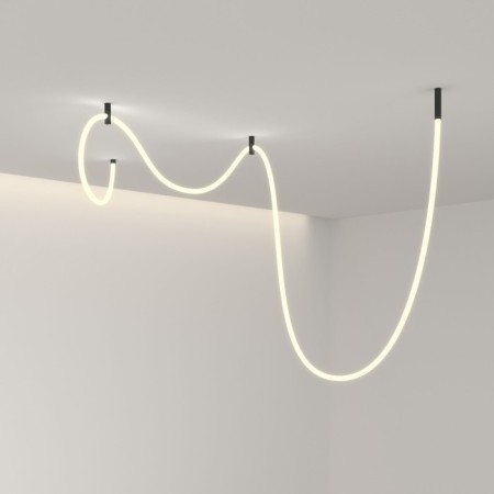 Flexible neon Elektrostandard, IP20, SMD2835, 336 LED/m, 12V, 3000K, one -way, glow warm white, without fastening