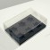 Box for 6 cupcakes, black, 26.8 × 18.2 × 10 cm