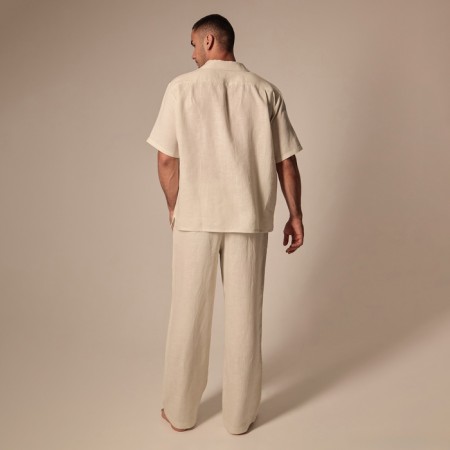 Male home -made costume (short sleeve and pants shirt) SL Home p. S, milk-8