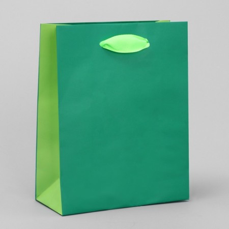 Two-color gift package, packaging, "green-salad", S 12 x 15 x 5.5 cm-3