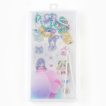 Set for creating acrylic key fobs with stickers "Be in trend"-4