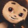 Clawer Cheburashka, col. Orange, 70x140 cm, 100% HL, waffle 160 g/m2