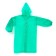 Children's raincoat with reflective elements, green color (120-160 cm)