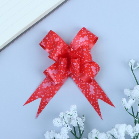Bow - butterfly no1.8, red