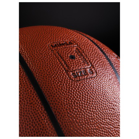 MinSA basketball ball, training, PU, ​​glued, 8 panels, p. 6-6