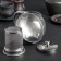 Glass teapot with metallic sieve "metallic", 500 ml