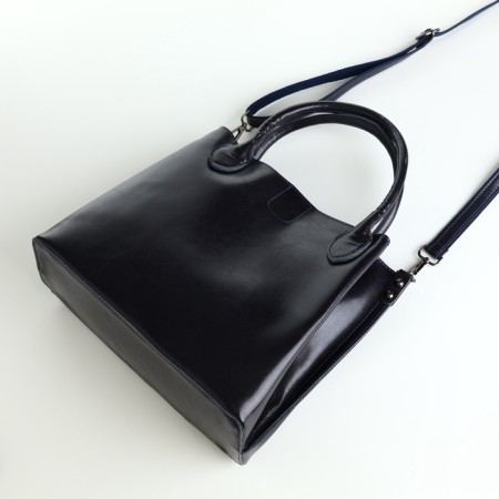 Bag-tout on lightning, the color is dark blue-7