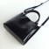 Bag-tout on lightning, the color is dark blue