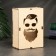 Self -Assembly box "bearded", 20 x 13.7 x 8 cm