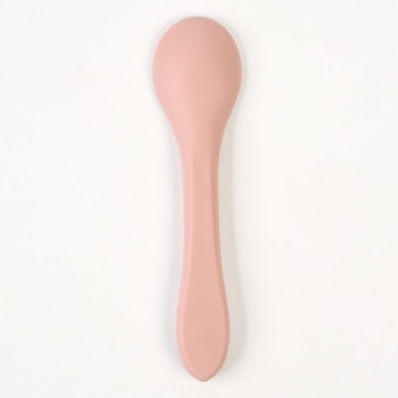 Children's spoon for feeding M&B (silicone), dusty rose-4