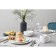 A set of lunch plates Liberty Jones Soft RipPles, 27 cm, white color