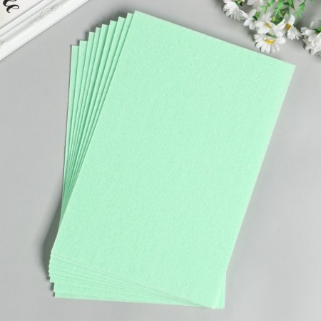Hard felt 1 mm 20x30 cm ts.681 bl. Green