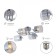 Alana 9113-304 4 X E27 40W chandelier