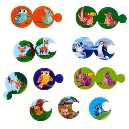 Puzzles "Mom, dad and baby"-2