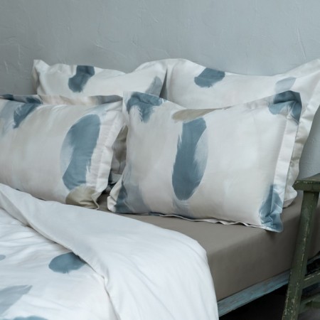 Set of pillowcases "Mavis", size 50x70 cm, gray color, 2 pcs