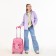 Small suitcase 16 "on lightning, pink color