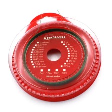 The leash material Namazu 1x7. D = 0.42 mm, l = 10 m, green