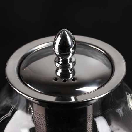 Glass teapot with metal sieve "Jacques", 700 ml-3