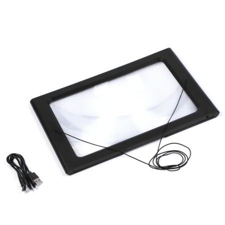 Lupa-dot 2x, for reading books, with backlight, 20x27.5cm-9