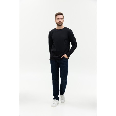 Male T -shirt, size 50, black color-3