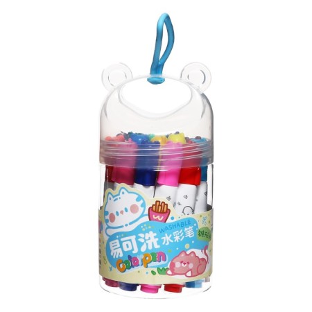 Fleeters 18 colors in a plastic tube with a handle "Mishka"-4