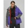 Ski jacket women's winter, size 54, purple color