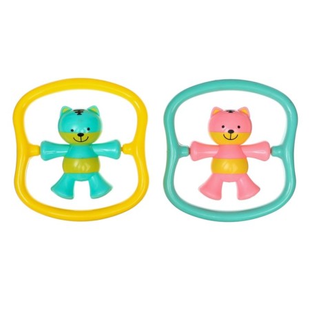 Rattle "cat", color mix, crush me-4