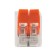 Universal compact terminal of QMS 221-412, 2-wire up to 4.0 mm² (50 pcs/union) rexant
