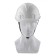 Protective helmet "Sibrstek" 89109, with a ratchet mechanism, white