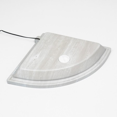 Aquarium "Sector" corner with a lid, 40 liters, 40 x 40 x 36/41.5 cm, bleached oak-5