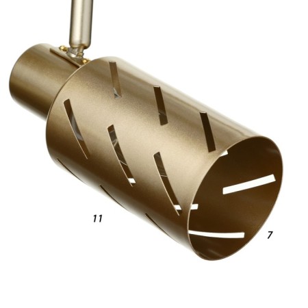 Peresvet chandelier 4x40W E14 gold 79x10x20cm-4
