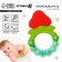 Silicone teether "strawberry", with a rattle, crumb I