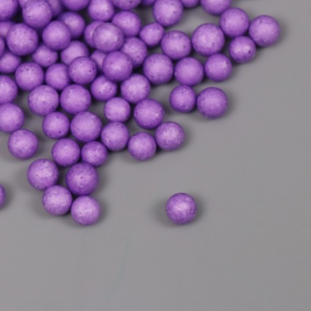 Decor for creativity Foam "Assorted balls" Violet set 10 grams