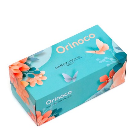 Paper napkins in the Orinoco box, 200 pcs.