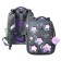 School backpack 38 x 30 x 16 cm, ergonomic back, stavia "stars", gray