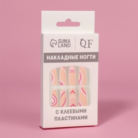 Pavers "Grace", 12 pcs, with adhesive plates, ballerina shape, beige/pink color-4
