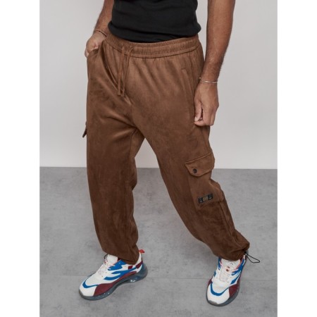 Sports pants, size 56, brown color-1
