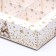 Box for sweets 4 pcs "Golden Stars", 12.6 x 12.6 x 3.5 cm