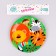 Paperial plate "Zoo", set, 6 pcs