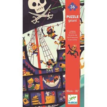 DJeco puzzle "Pirate ship", 36 elements-1