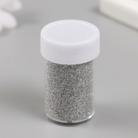 Glitter size 1/96, packaging 12 pcs/10 g, silver