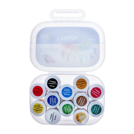 Gouache 12 flowers x 20 ml beam "classic", in a container-3