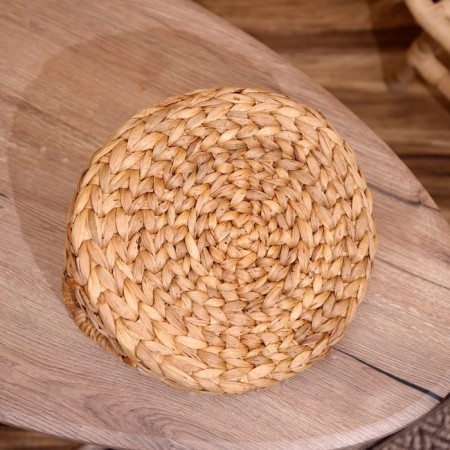Wicker basket 30x30x13 cm-4