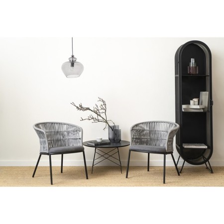 Haugen launge-pendle, 660 × 640 × 720 mm, dark gray / light gray color-4