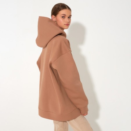 Hoody women Minaku: Casual Collection, Powder Color, Size 42-1
