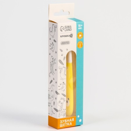 Baby toothbrush with soft bristles, nylon, mix for girls-3
