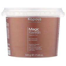 Descolving hair powder Kapous Magic Keratin, with keratin, without ammonium, 500 g