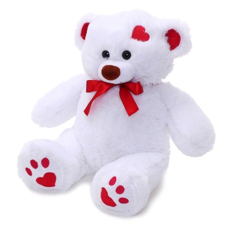 Soft toy "Bear Kelvin" White, 50 cm-1