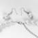 Set 2 objects: earrings, necklace "pearl paradise", d = 1.2 cm, white color in silver