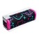 Penal soft, 1 compartment, quadro, 70 x 200 mm, Hatber "My bear" silicone+textiles, black/pink npn_72254